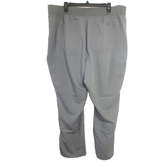 FIGS High-waisted Yola with Yoga Waistband Scrub Pants Gray Size 4XLR NWT - Picture 2 of 11